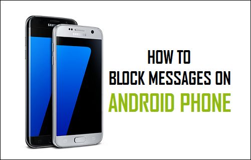 how to block a text on android