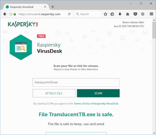 Kaspersky Virusdesk