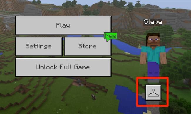 how to change your minecraft skin