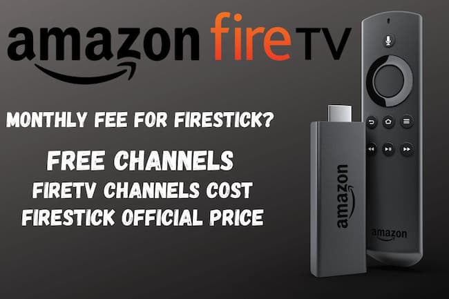 is there a monthly fee for fire stick?